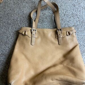 Prada leather tote bag